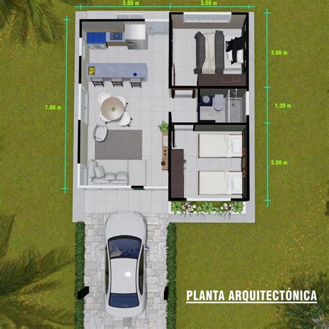 Planos para casas de un Piso Gratis | 22 Diseños de planos para ti