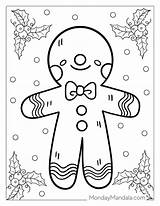 Plain Gingerbread Coloring Pages sketch template