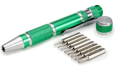 Precision Star-Head Pocket Screwdriver Set (9-Piece) | Groupon