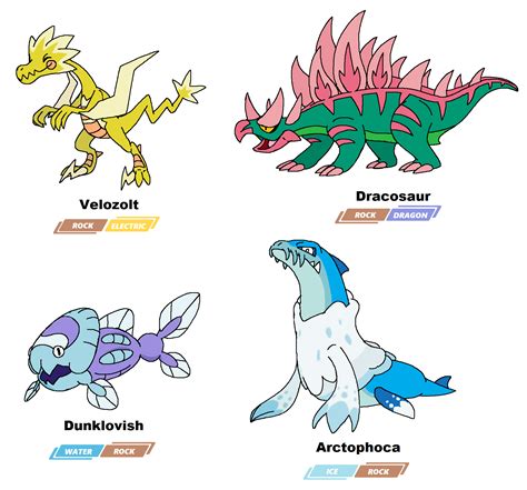 Complete Galar fossils by JWNutz on DeviantArt