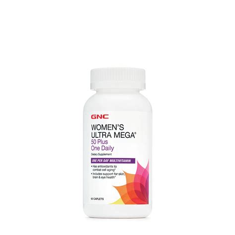 GNC Women's Ultra Mega 50 Plus One Daily Multivitamin | Vitamins for Women | GNC