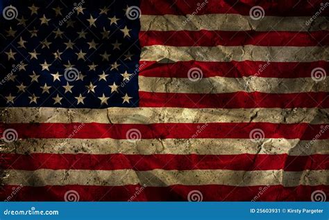 American Flag In 1918 - Original Illustration Royalty-Free Cartoon ...