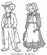 Pioneer Children Coloring Pages Sketch Page sketch template