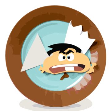 Paper Plate Vector, Sticker Clipart Cartoon Character Is On A Plate, Sticker, Clipart PNG and ...