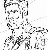 Thor In Ragnarok Coloring Page  Free Printable Pages For sketch template