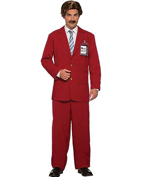 Adult Ron Burgundy Suit Costume - Anchorman - Spirithalloween.com