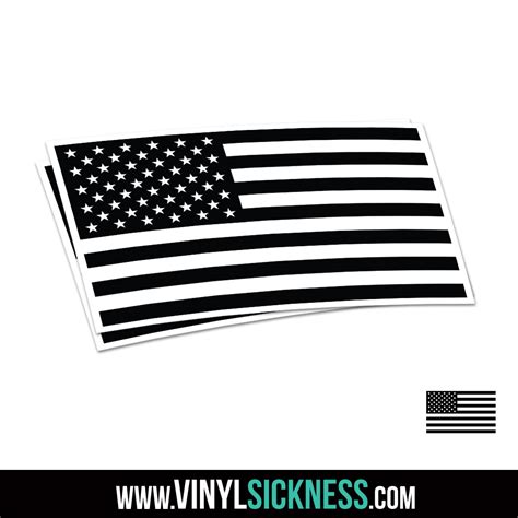 USA FLAG BW • JDM Stickers / Decals • VS