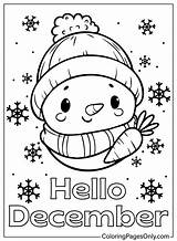 December Coloring Pages  Free Printable sketch template