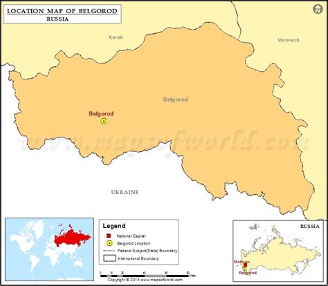 Where is Belgorod | Location of Belgorod in Russia Map