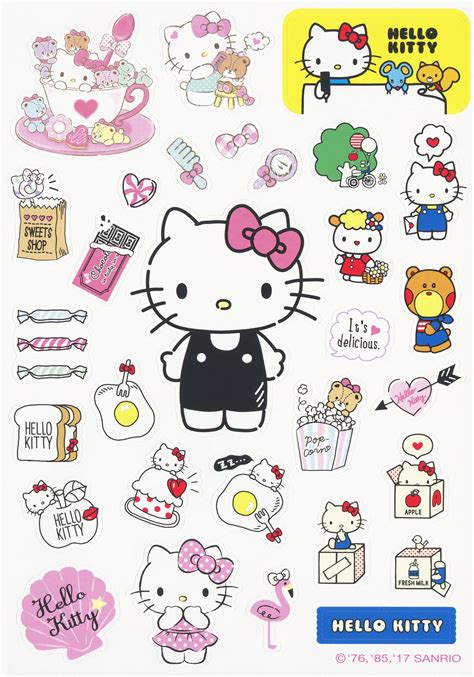 Sanrio Hello Kitty Memo w/ Stickers (2017) | Hello kitty printables, Hello kitty wallpaper ...