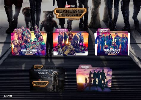 Guardians of the Galaxy Vol.3 (2023) folder icons by iamsrr on DeviantArt