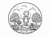Stunning Garden Coloring Page  sketch template