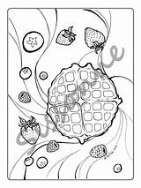 Waffle Coloring Page At GetColoringscom  Free Printable Colorings sketch template