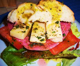 Italian Genoa Salami and Sharp Provolone Sandwich | What's Cookin ...