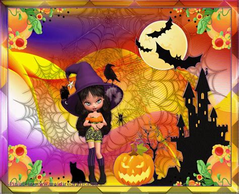 Cute Halloween Witch witch halloween happy halloween halloween gif black cat animated halloween ...