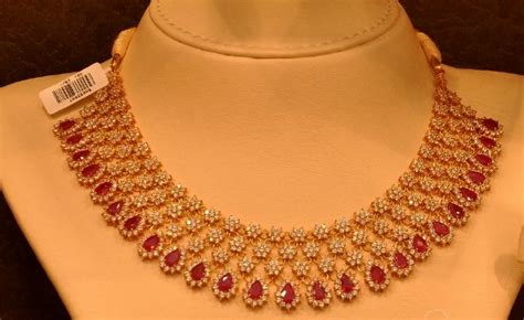 Malabar Gold Ruby Chokers Gallery - Jewellery Designs