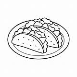 Mexican food coloring Pages 47850059 Vector Art At Vecteezy sketch template