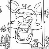 Coloriage Five Nights At Freddys Fnaf Foxy To Color Coloring Pages  sketch template