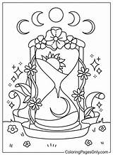 30  Hourglass Coloring Pages Free Printable PDF JPG PNG & Online sketch template