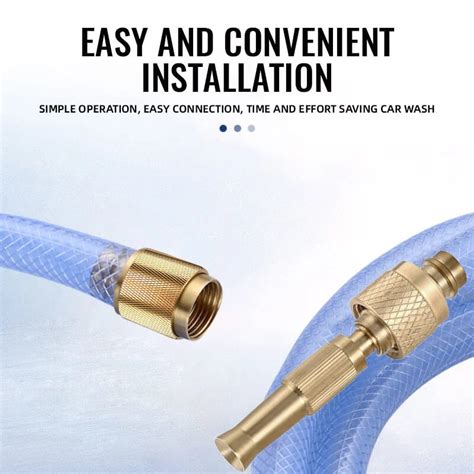 High Pressure Brass Water Hose Nozzle – Rebanb