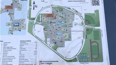 The Cypress College Campus map - YouTube