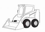 Skid Steer Coloring Pages  Home sketch template