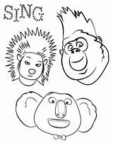 Gunter In Sing Movie Coloring Page  Free Printable Pages For Kids sketch template