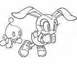Cream From Sonic Coloring Pages sketch template