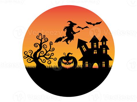 Halloween Silhouette Background 12497460 PNG