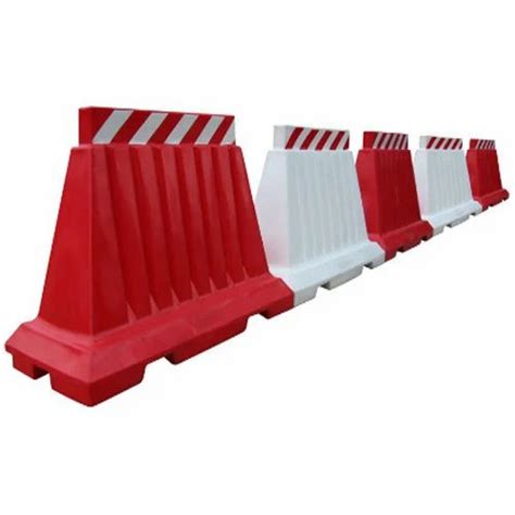 Plastic Road Barriers at best price in Gandhinagar by Vortex Technoplast Industries | ID ...