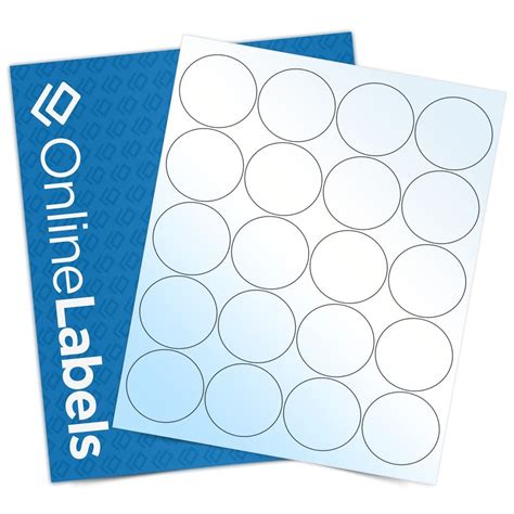 Buy 2 Inch White Gloss Round Labels (Inkjet Printers Only) - Pack of 2,000 Circle Stickers, 100 ...