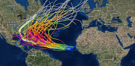 World Maps Library - Complete Resources: Hurricane Maps History