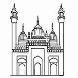Al Aqsa Mosque Coloring Pages sketch template