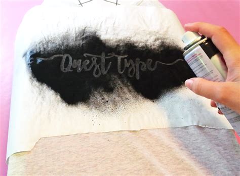 DIY T-Shirt Stencil Art – Quest Type