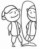 Mirror Free Printable Coloring Page  Pages For sketch template