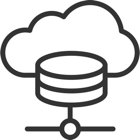 Cloud database Icon - Download free icons