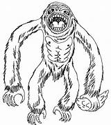 Yeti Coloring Pages At GetColoringscom  Free Printable Colorings sketch template