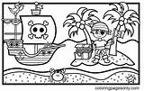 Pirate Ship Coloring Pages Preschool sketch template