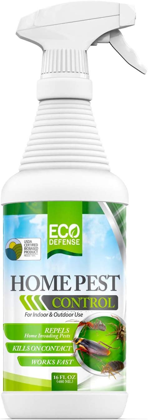 Amazon.com: Eco Defense USDA Biobased Pest Control Spray - Ant, Roach, Spider, Bug Killer and ...