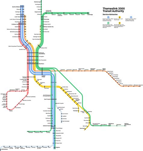 Thameslink train / rail maps