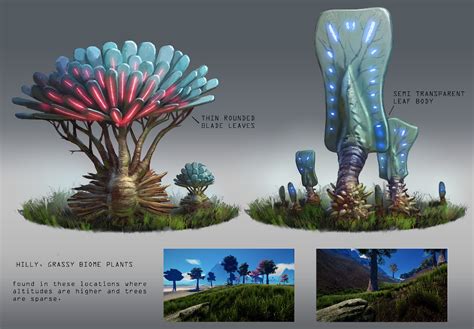 ArtStation - Plant Concepts, Tyson Roberts | Alien plants, Environment concept art, Alien ...