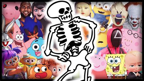 Spooky Scary Skeletons Song (Movies, Games and Series COVER) Special ...