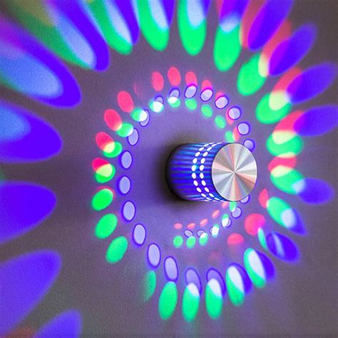 Creative LED Colorful Aisle Lights Modern Ceiling Wall Lamp KTV Bar Mood Home Decor Led Wall ...