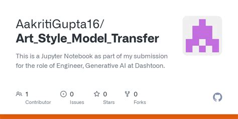 GitHub - AakritiGupta16/Art_Style_Model_Transfer: This is a Jupyter ...