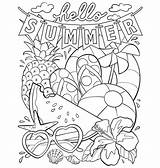 Summer Coloring Pages  Stylish Life For Moms sketch template