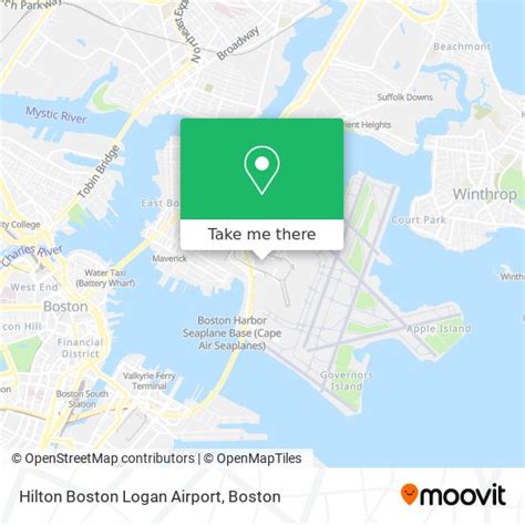 How to get to Hilton Boston Logan Airport by bus, subway or train?