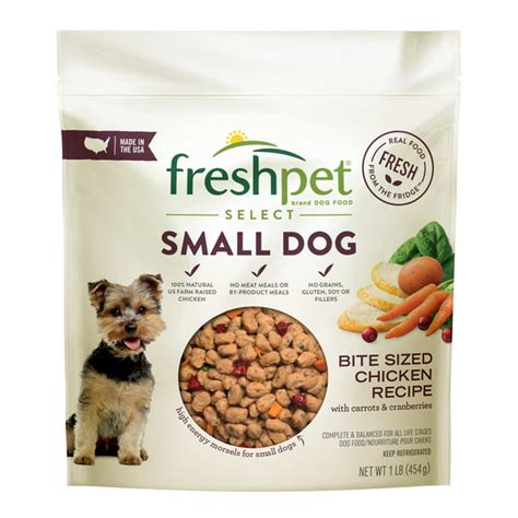 Freshpet Healthy & Natural Food for Small Dogs/Breeds, Grain Free ...