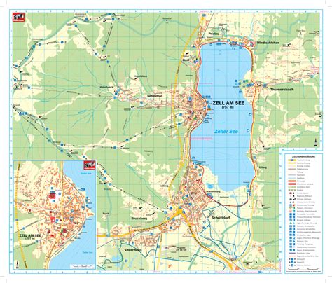 Maps of Zell am See ski resort in Austria | SNO