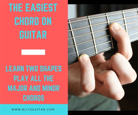 The Easiest Chord on Guitar - Two Shapes Play Any Major and Minor Guitar Chord