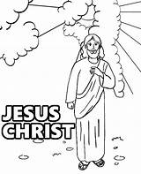 Printable Coloring Pages Of Jesus sketch template